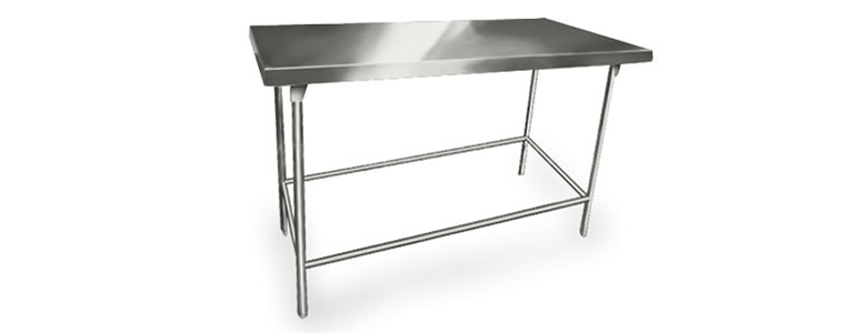 Mesa de Trabajo T Isla Con Bastidor Tubular